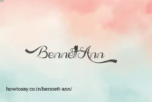 Bennett Ann