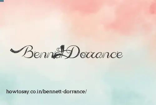 Bennett Dorrance