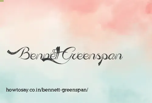 Bennett Greenspan