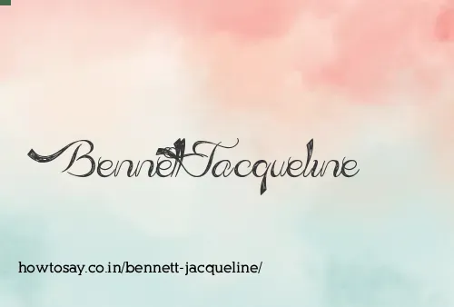 Bennett Jacqueline