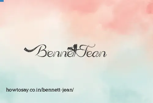 Bennett Jean