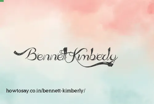 Bennett Kimberly