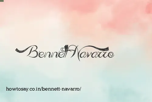 Bennett Navarro