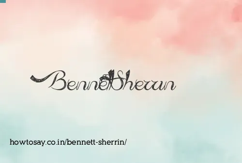Bennett Sherrin