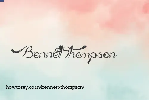 Bennett Thompson