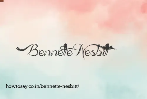 Bennette Nesbitt