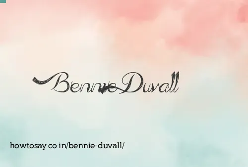 Bennie Duvall