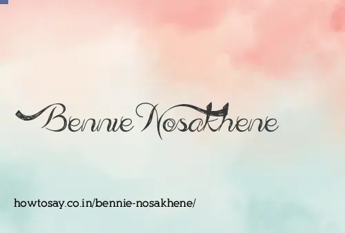 Bennie Nosakhene