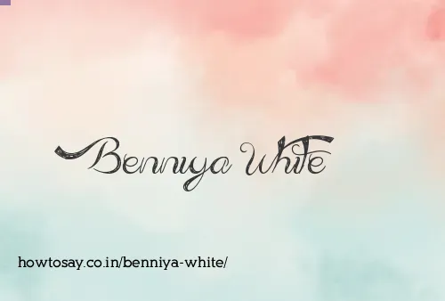Benniya White