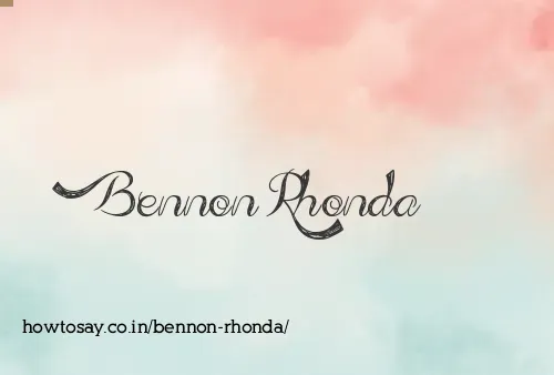 Bennon Rhonda
