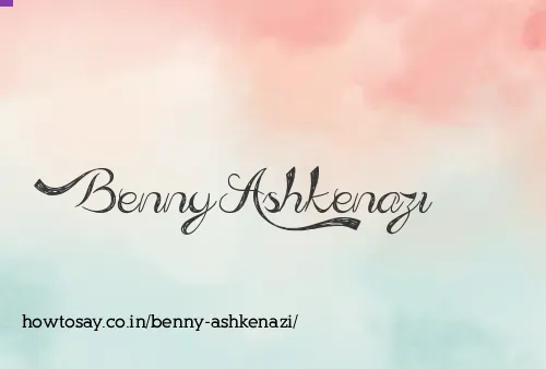 Benny Ashkenazi