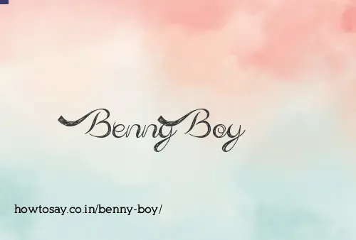 Benny Boy