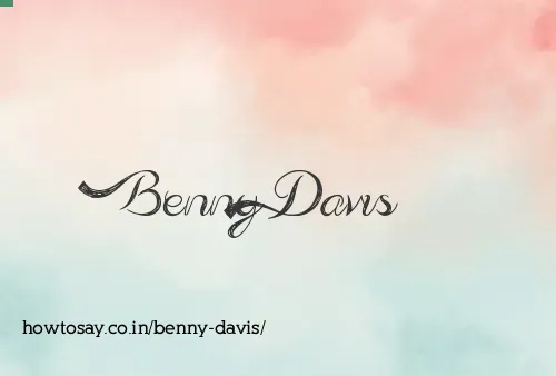 Benny Davis