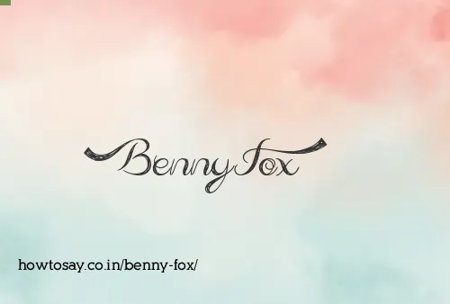 Benny Fox