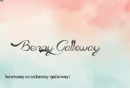 Benny Galloway