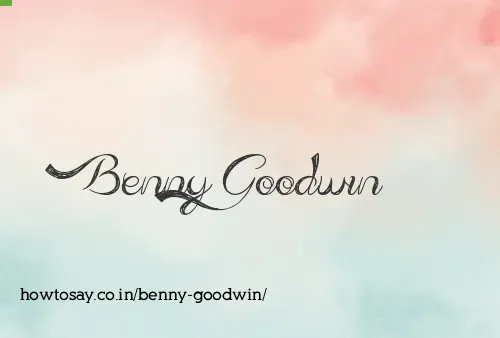 Benny Goodwin