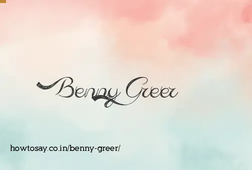 Benny Greer