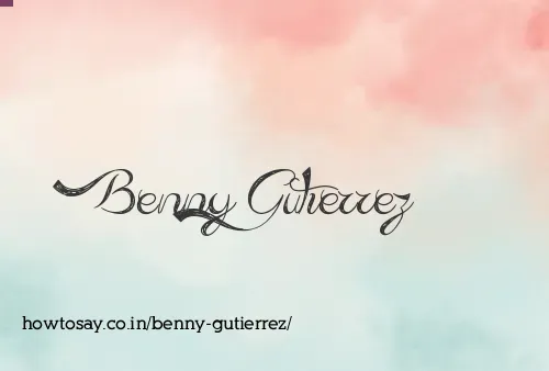 Benny Gutierrez