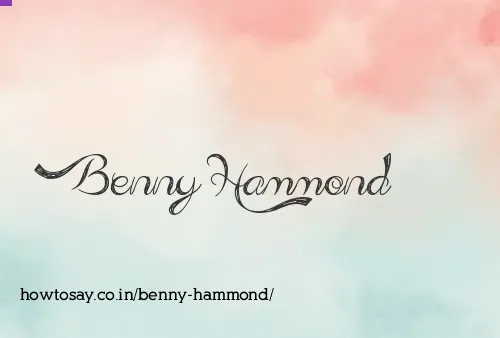 Benny Hammond