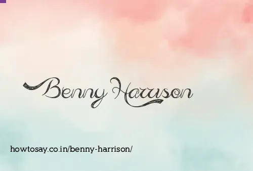 Benny Harrison