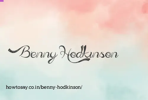 Benny Hodkinson