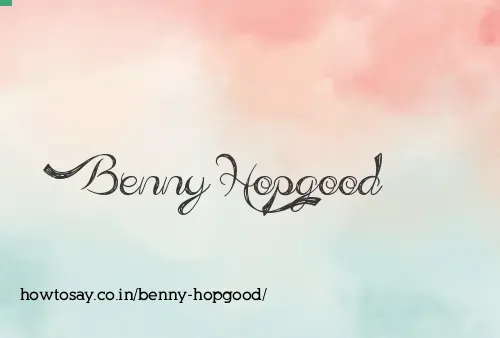 Benny Hopgood