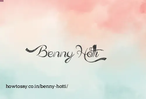 Benny Hotti