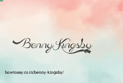 Benny Kingsby