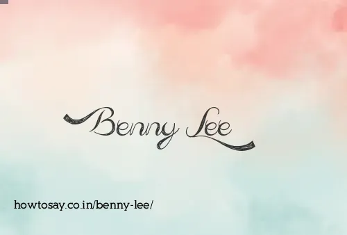 Benny Lee