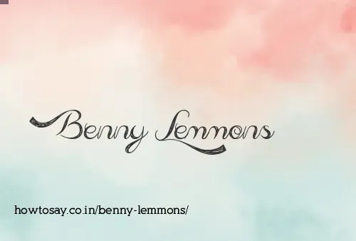 Benny Lemmons