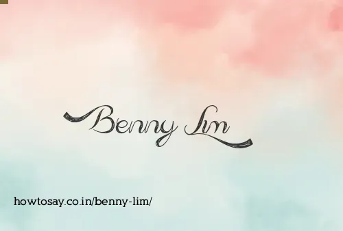 Benny Lim