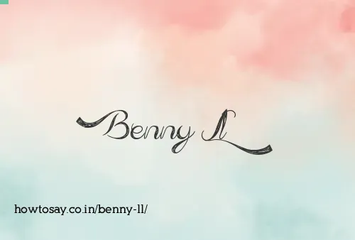 Benny Ll