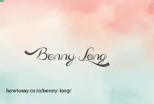 Benny Long
