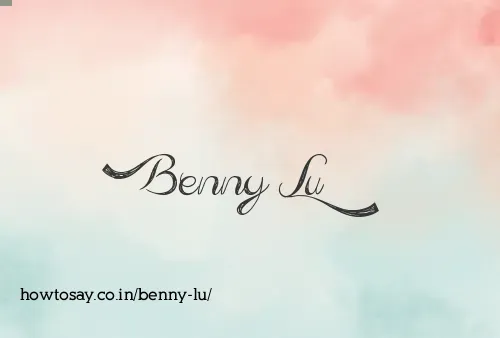 Benny Lu