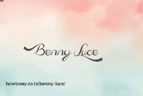 Benny Luce