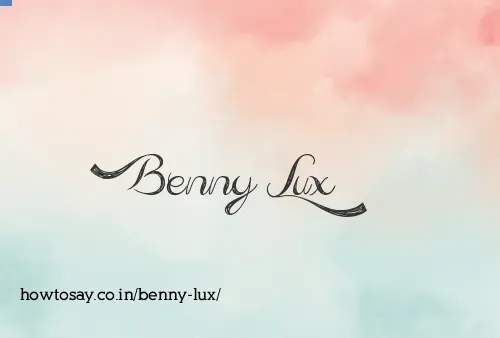 Benny Lux