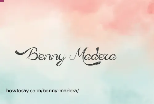 Benny Madera