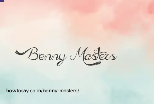 Benny Masters