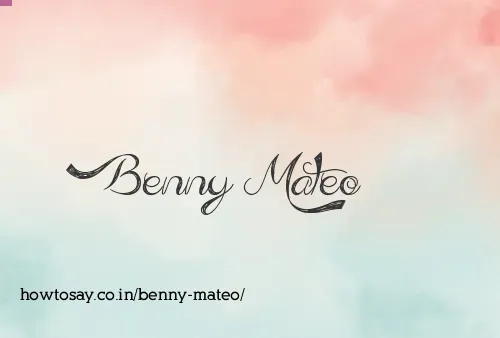 Benny Mateo