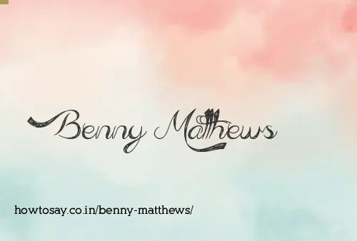 Benny Matthews