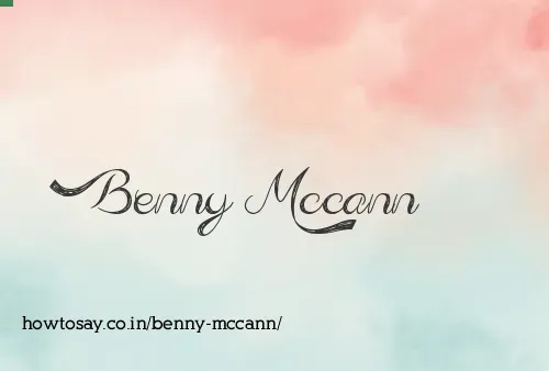 Benny Mccann