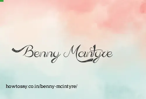 Benny Mcintyre