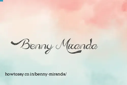 Benny Miranda