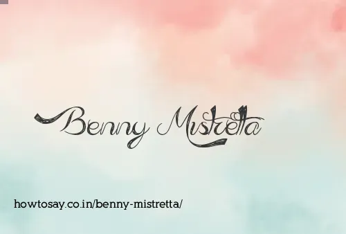 Benny Mistretta