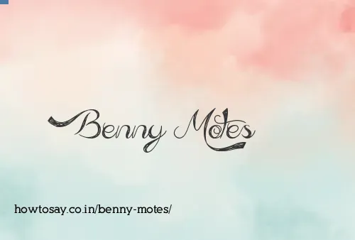 Benny Motes