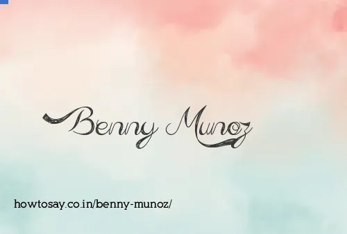 Benny Munoz