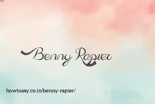 Benny Rapier