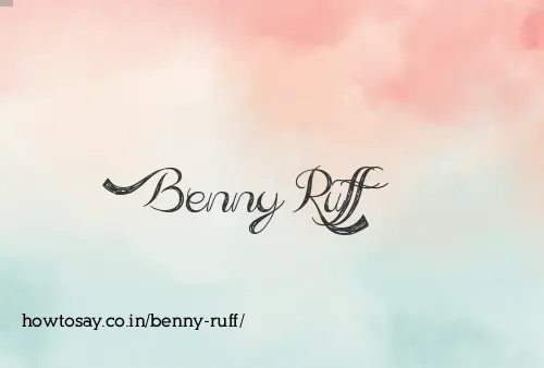 Benny Ruff