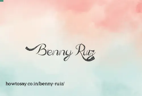 Benny Ruiz