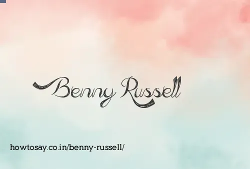 Benny Russell